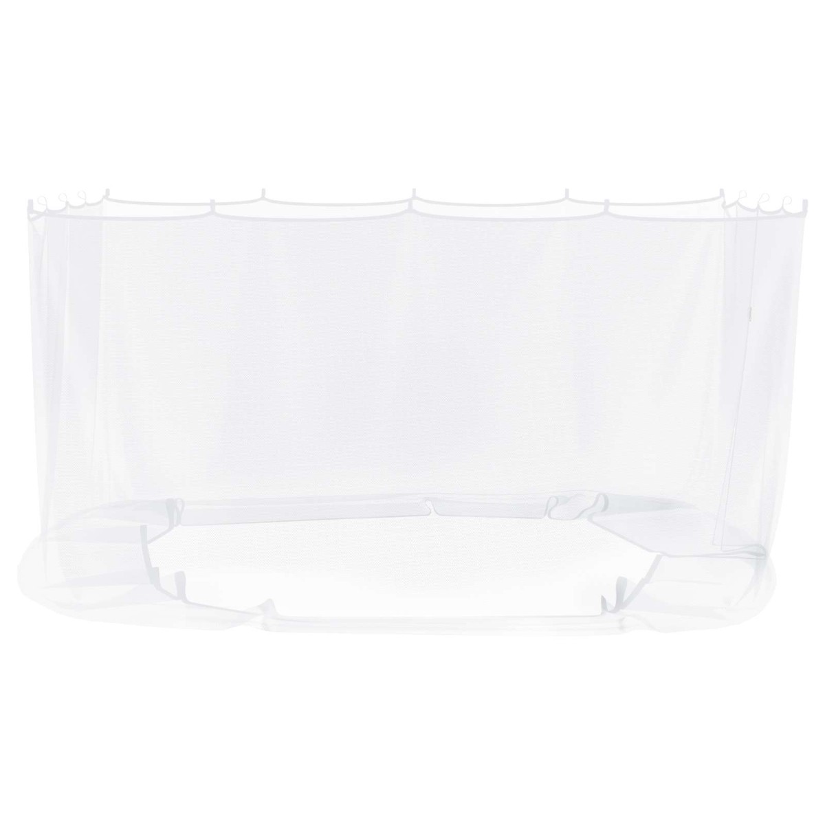 vidaXL Κουνούπι για Περίπτερο 220 mesh Λευκό 4,5 x 3 x 2 μ Πολυεστέρας