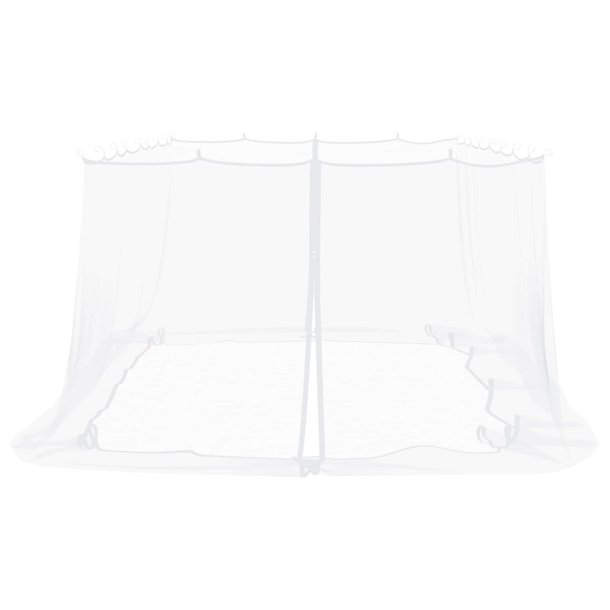 vidaXL Κουνούπι για Περίπτερο 220 mesh Λευκό 6 x 3 x 2 m Πολυεστέρας
