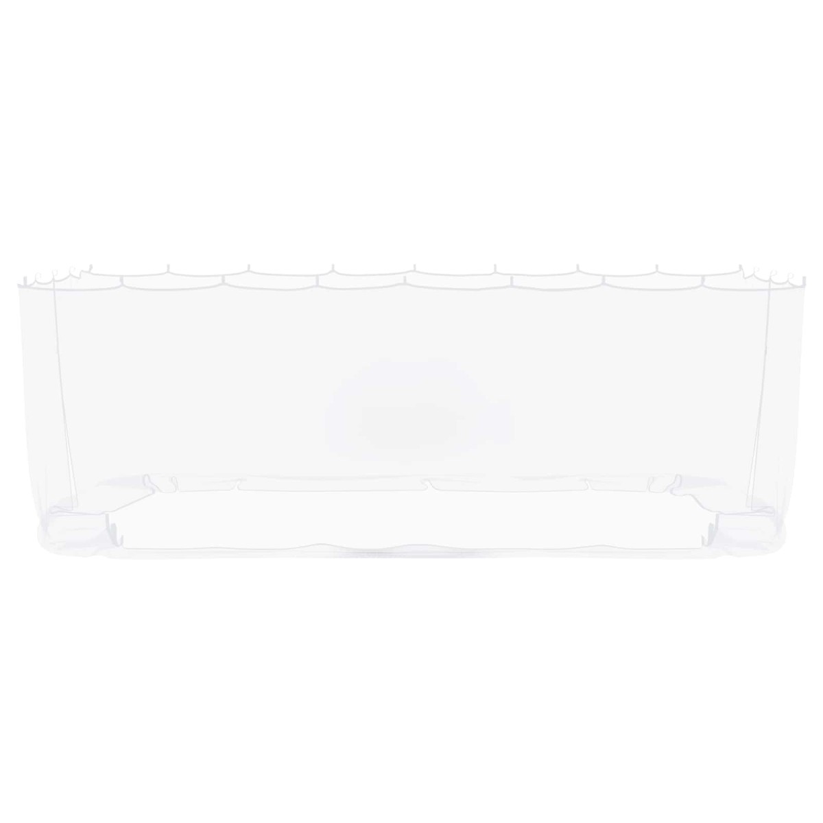vidaXL Κουνούπι για Περίπτερο 220 mesh Λευκό 6 x 3 x 2 m Πολυεστέρας