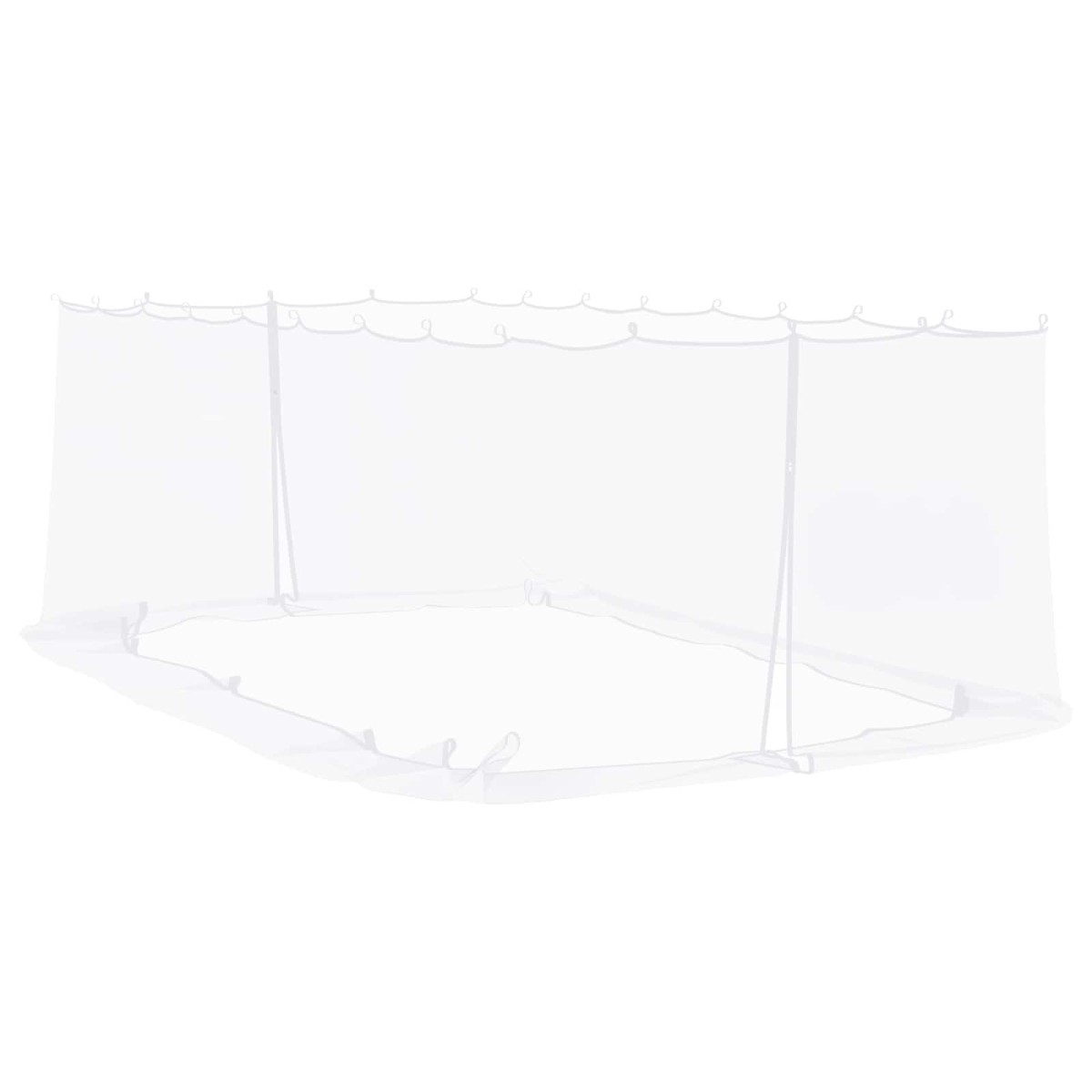 vidaXL Κουνούπι για Περίπτερο 220 mesh Λευκό 6 x 3 x 2 m Πολυεστέρας