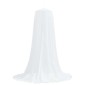 vidaXL Δίχτυ κουνουπιών για κρεβάτι 3 pcs 156 mesh Λευκό ⌀56 x 220 εκ