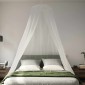 vidaXL Δίχτυ κουνουπιών για κρεβάτι 3 pcs 156 mesh Λευκό ⌀56 x 220 εκ