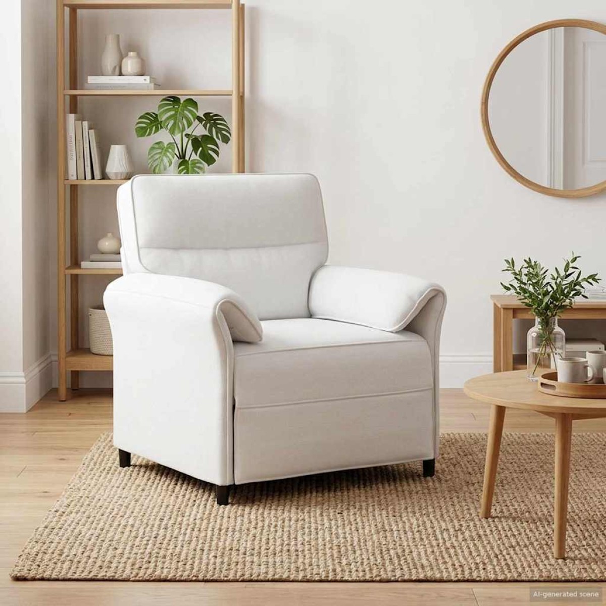 vidaXL Καναπές 100% πολυέστερ μεταλλικό πλαίσιο MDF, Κόντρα πλακέ