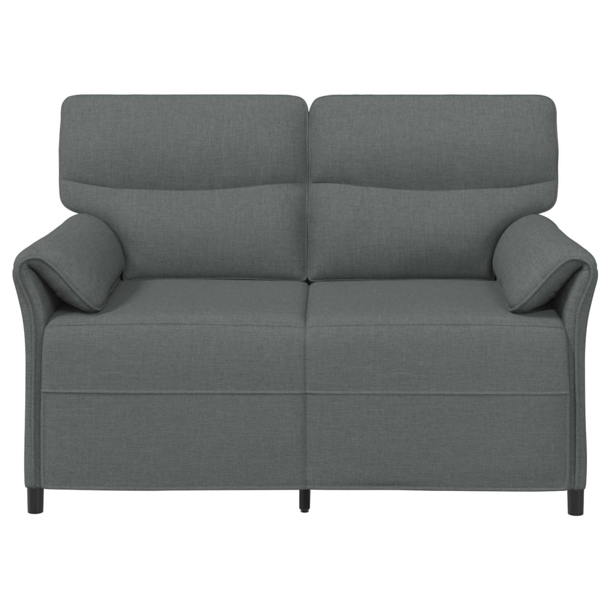 vidaXL Καναπές 100% πολυέστερ μεταλλικό πλαίσιο MDF, Κόντρα πλακέ