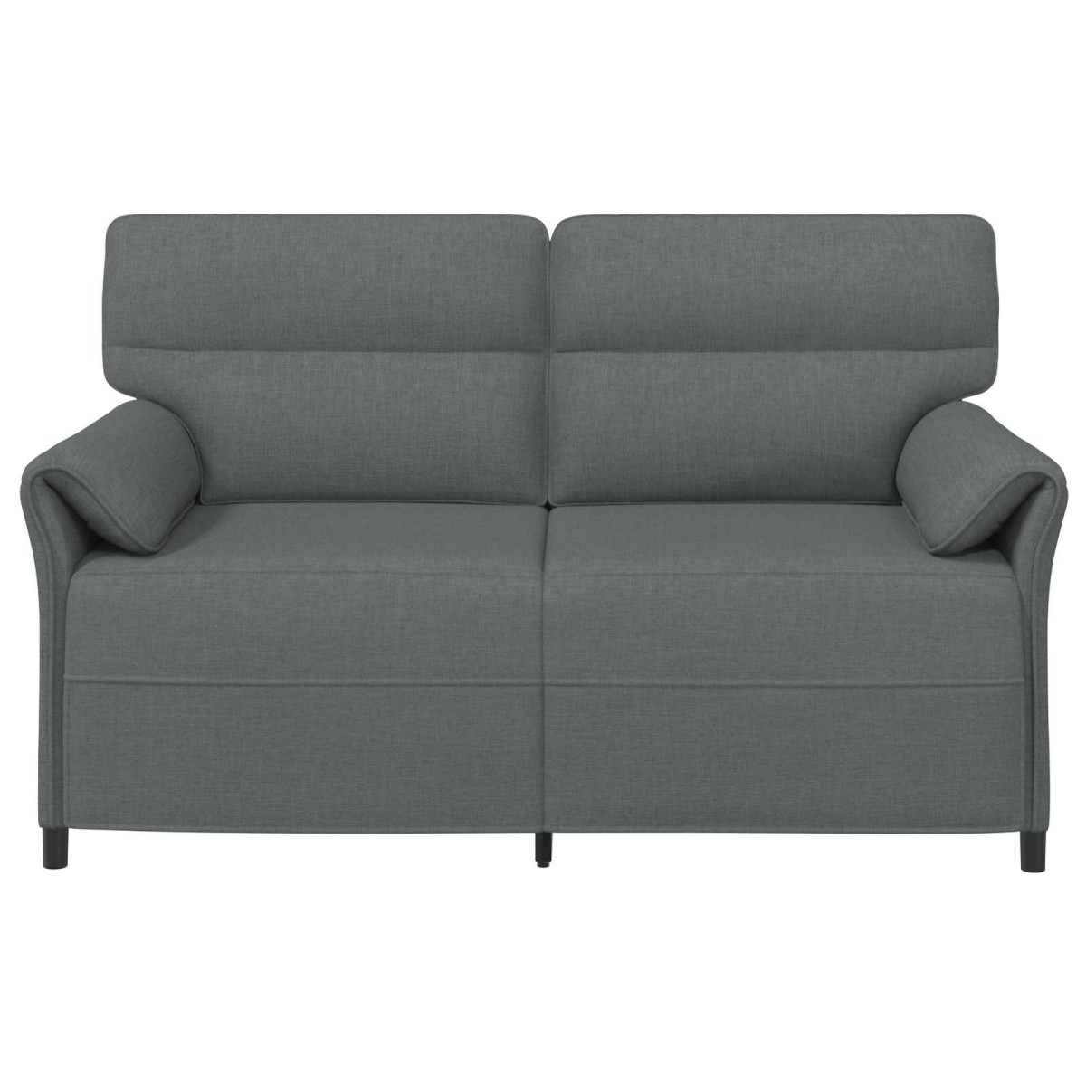 vidaXL Καναπές 100% πολυέστερ μεταλλικό πλαίσιο MDF, Κόντρα πλακέ