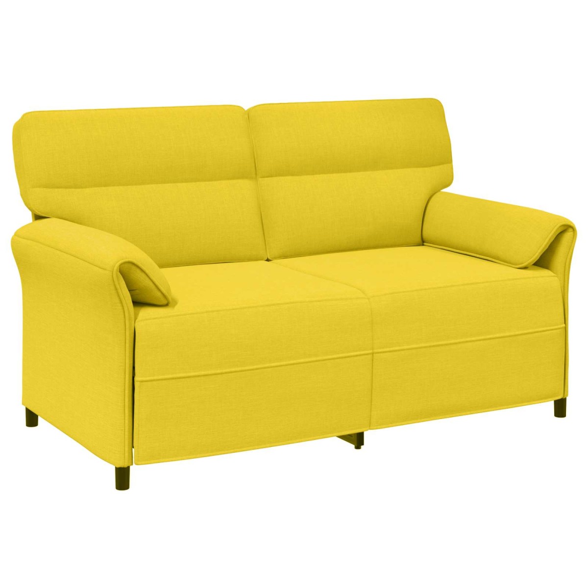 vidaXL Καναπές 100% πολυέστερ μεταλλικό πλαίσιο MDF, Κόντρα πλακέ
