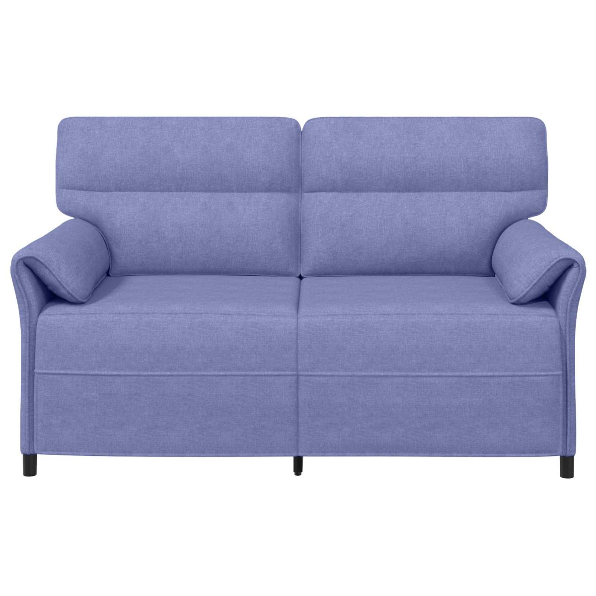 vidaXL Καναπές 100% πολυέστερ μεταλλικό πλαίσιο MDF, Κόντρα πλακέ
