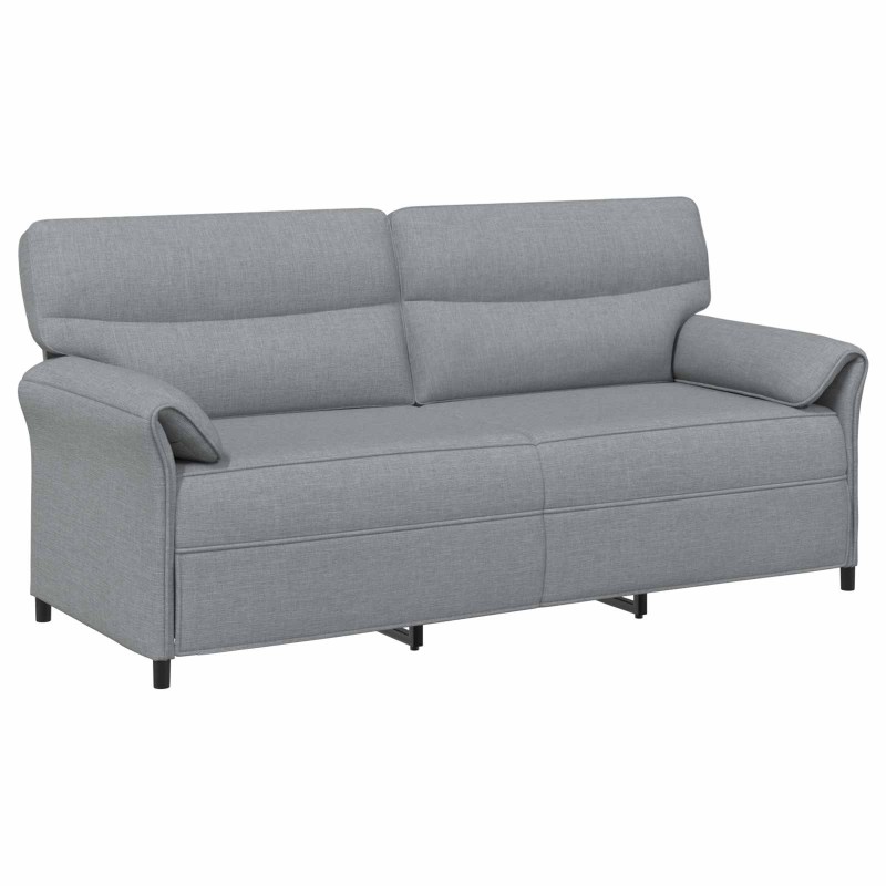 vidaXL Καναπές 100% πολυέστερ μεταλλικό πλαίσιο MDF, Κόντρα πλακέ