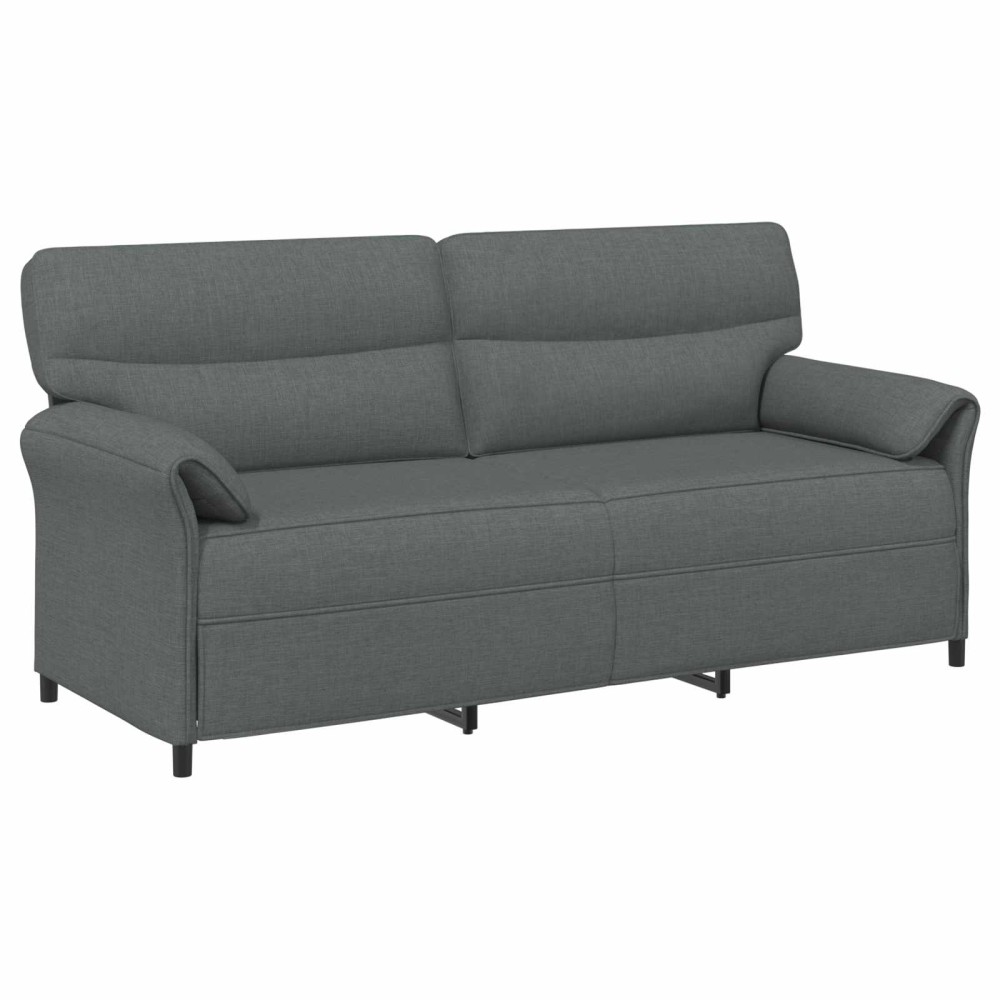 vidaXL Καναπές 100% πολυέστερ μεταλλικό πλαίσιο MDF, Κόντρα πλακέ
