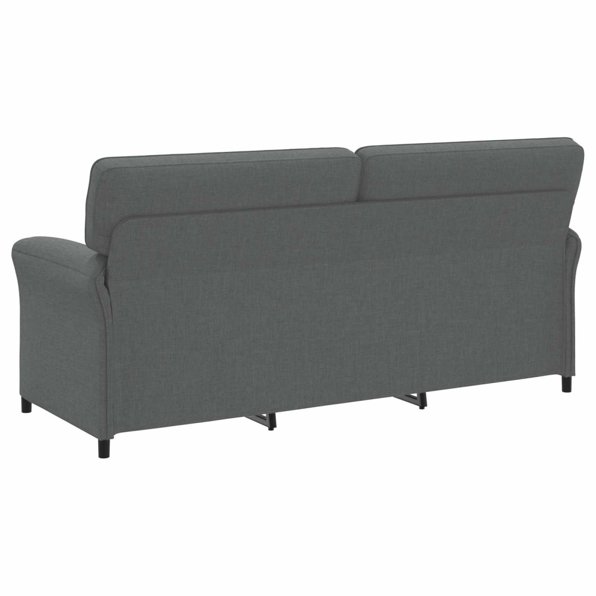 vidaXL Καναπές 100% πολυέστερ μεταλλικό πλαίσιο MDF, Κόντρα πλακέ