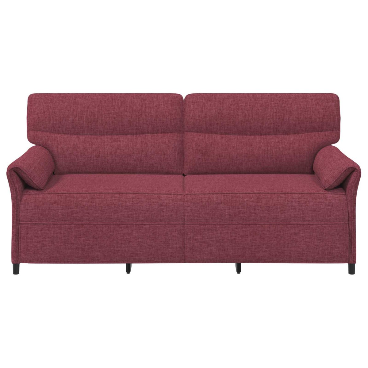 vidaXL Καναπές 100% πολυέστερ μεταλλικό πλαίσιο MDF, Κόντρα πλακέ
