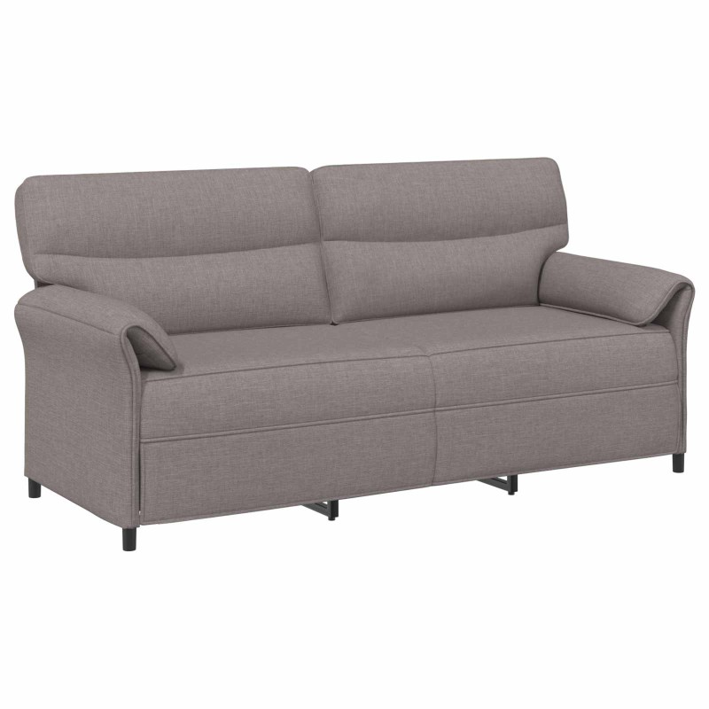 vidaXL Καναπές 100% πολυέστερ μεταλλικό πλαίσιο MDF, Κόντρα πλακέ