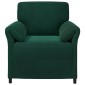 vidaXL Καναπές 1-θέσιος Σκούρο Πράσινο 88 x 83 x 95 εκ Βελούδο