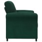 vidaXL Καναπές 1-θέσιος Σκούρο Πράσινο 88 x 83 x 95 εκ Βελούδο