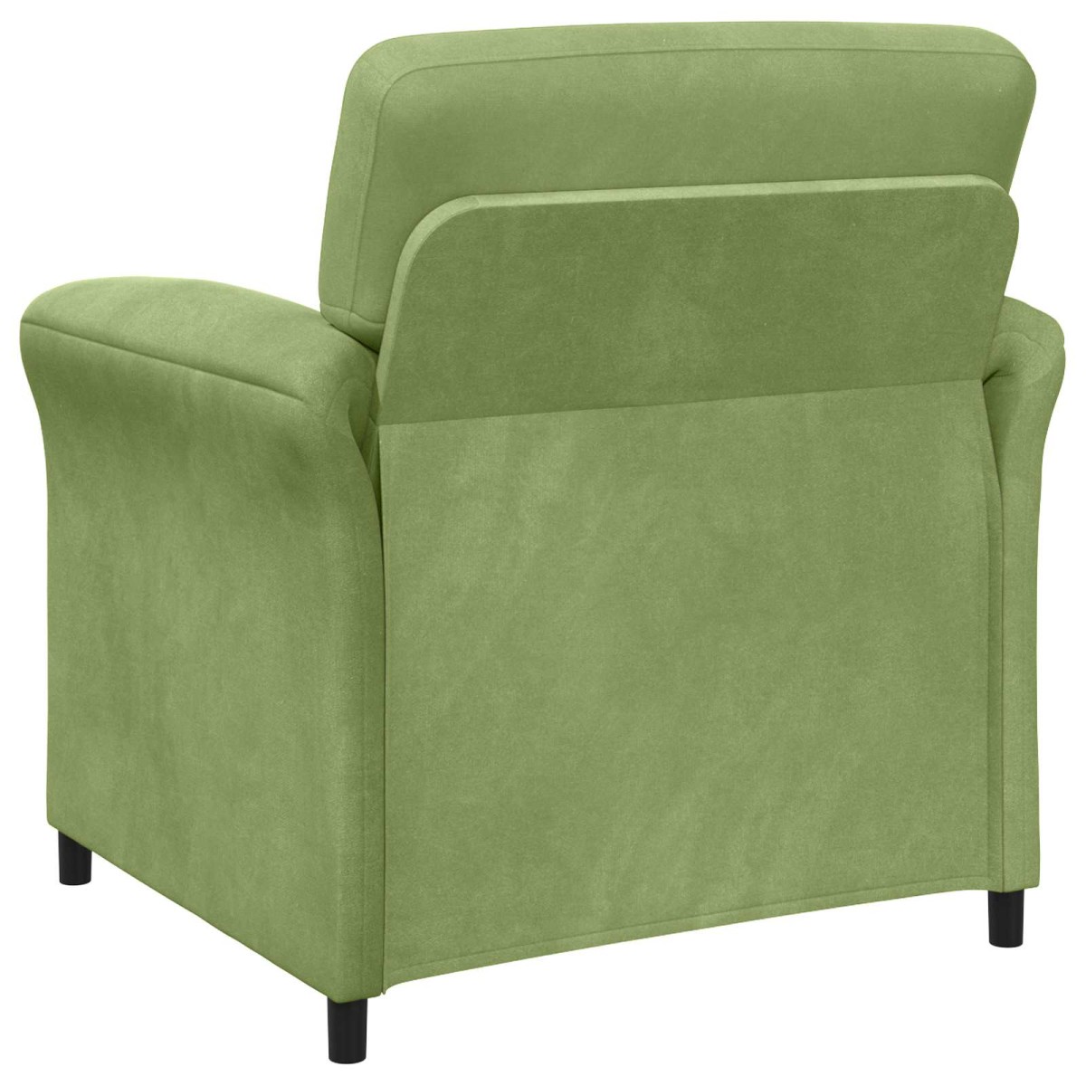 vidaXL Καναπές 1-θέσιος Ανοιχτό Πράσινο 88 x 83 x 95 εκ Βελούδο