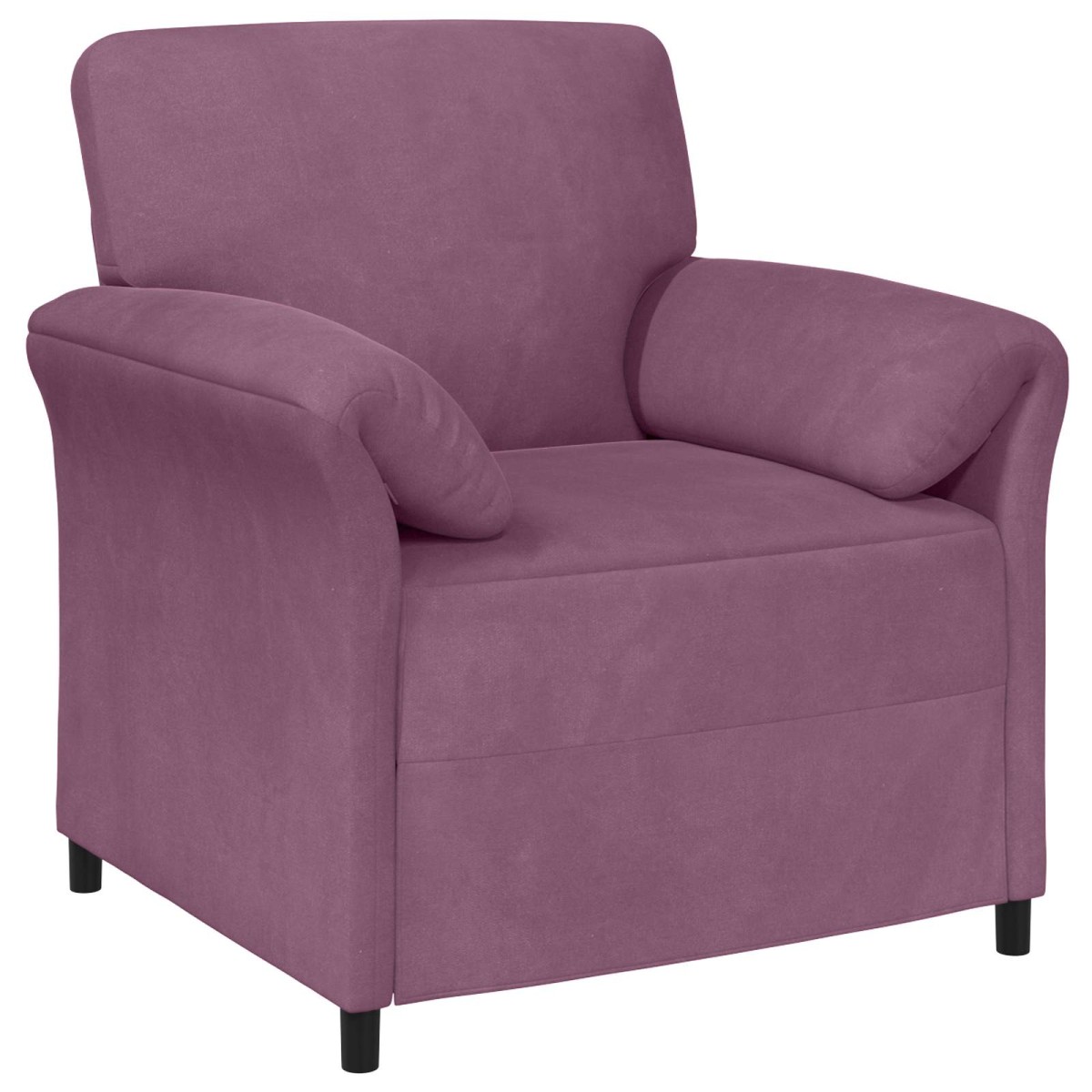 vidaXL Καναπές 1-θέσιος Μοβ 88 x 83 x 95 εκ Βελούδο