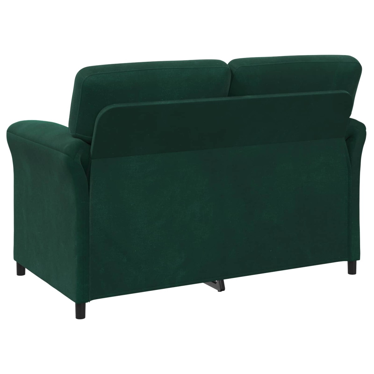 vidaXL Καναπές 2 ατόμων Σκούρο Πράσινο 138 x 83 x 95 εκ Βελούδο
