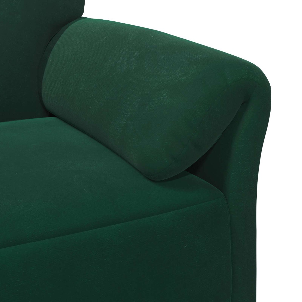 vidaXL Καναπές 2 ατόμων Σκούρο Πράσινο 138 x 83 x 95 εκ Βελούδο