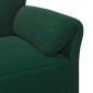 vidaXL Καναπές 2 ατόμων Σκούρο Πράσινο 138 x 83 x 95 εκ Βελούδο