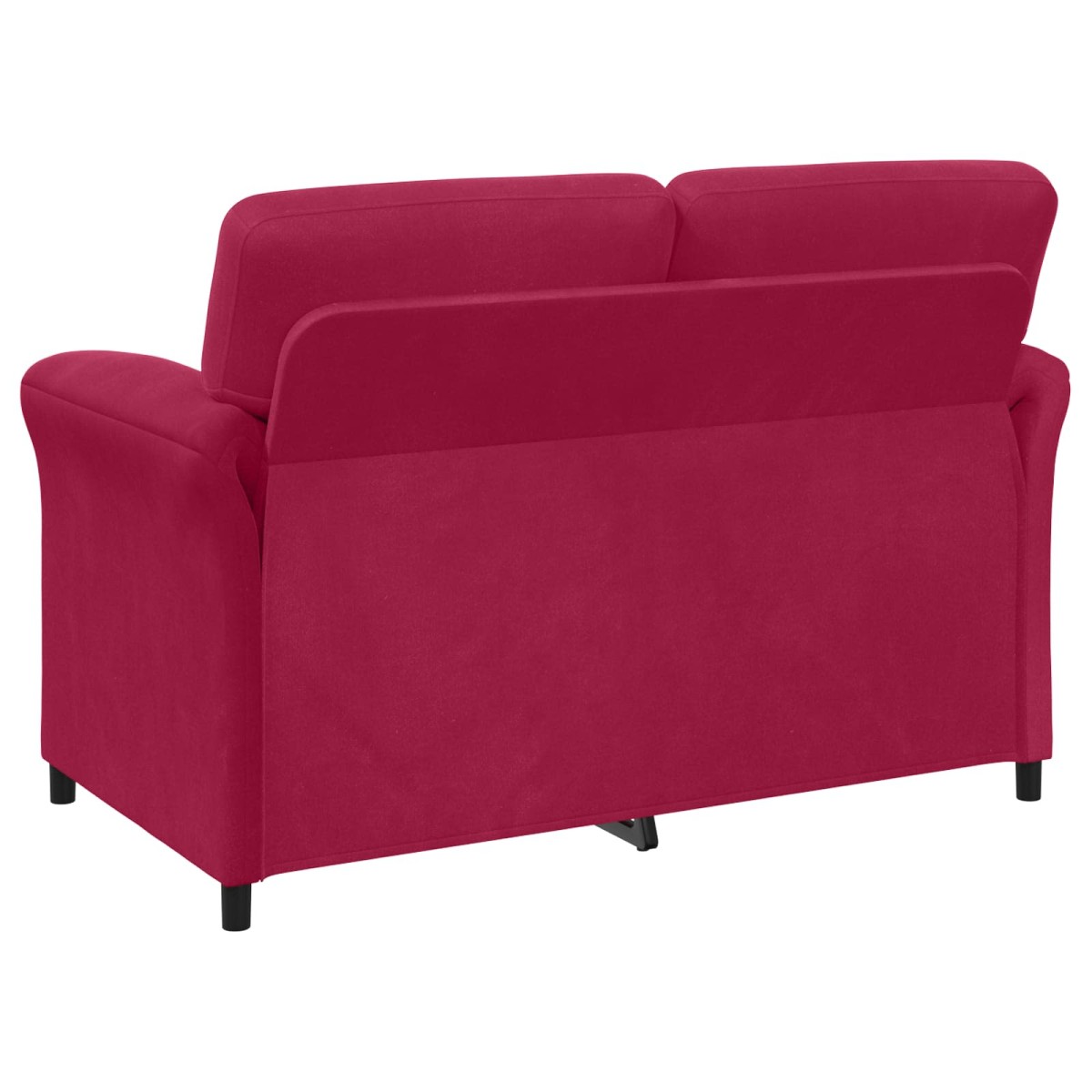 vidaXL Καναπές 2 ατόμων Κόκκινο 138 x 83 x 95 εκ Βελούδο