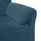 vidaXL Καναπές 2 ατόμων Μπλε 138 x 83 x 95 εκ Βελούδο