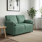 vidaXL Καναπές 2 ατόμων Θαλασσί 138 x 83 x 95 εκ Βελούδο