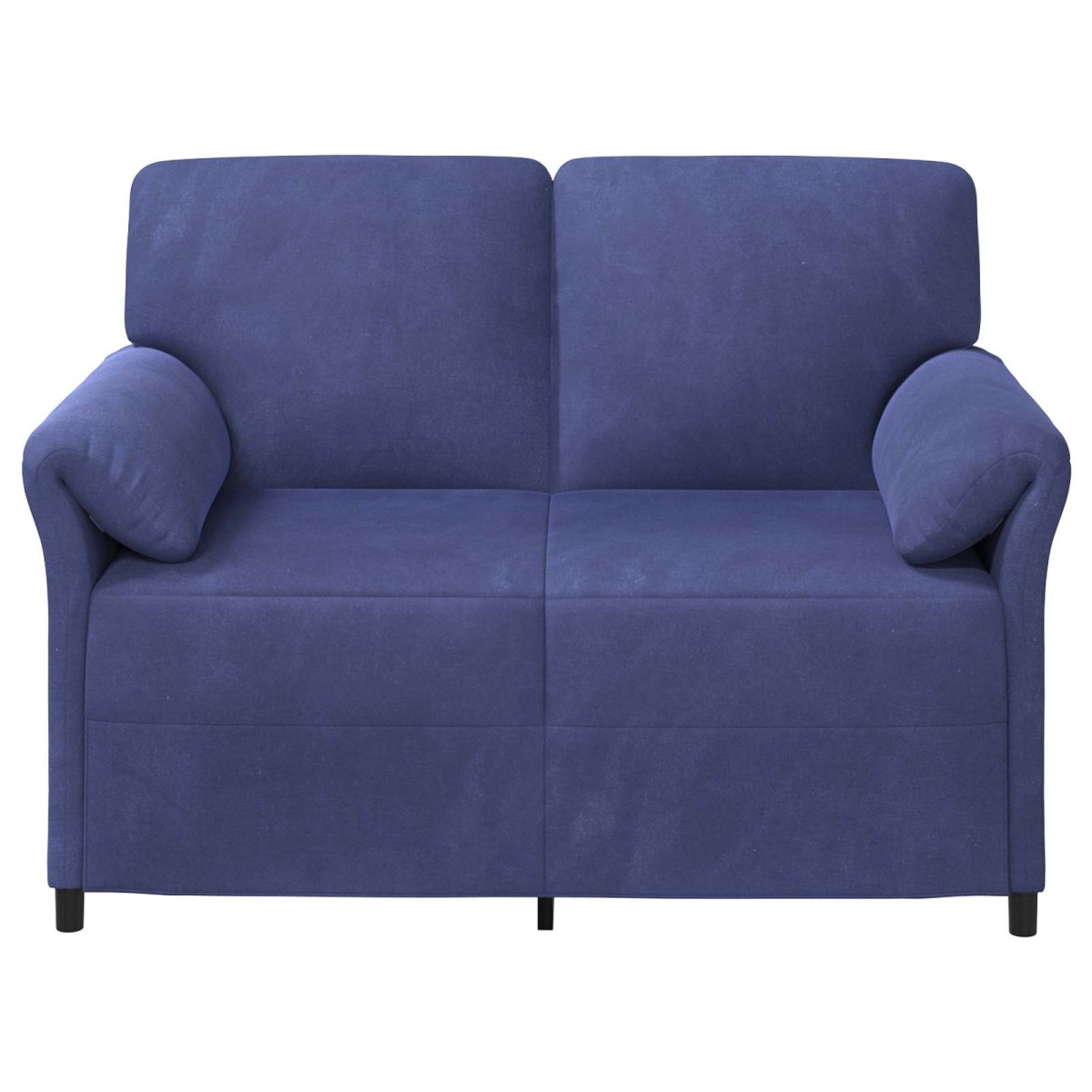 vidaXL Καναπές 2 ατόμων Μπλε Αστυνομίας 138 x 83 x 95 εκ Βελούδο