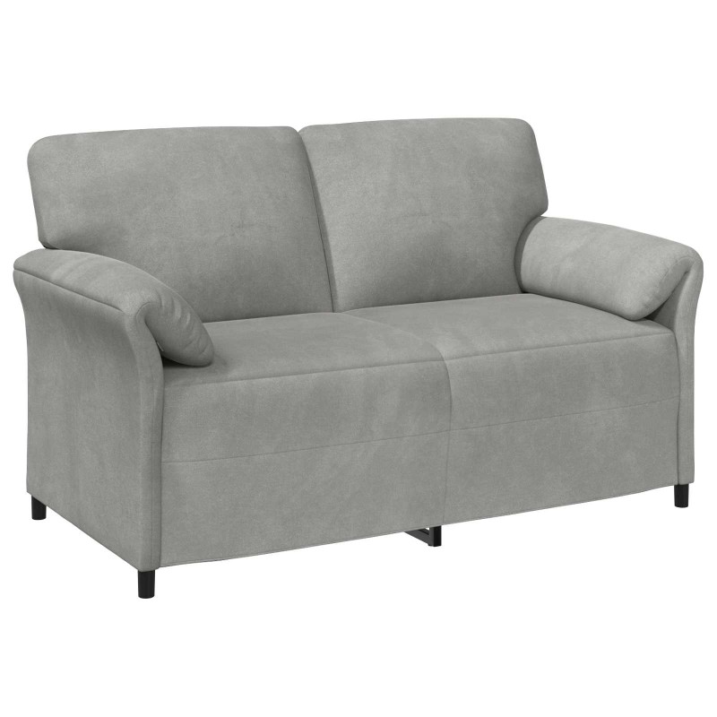vidaXL Καναπές 2 ατόμων Ανοιχτό γκρι 158 x 83 x 95 εκ Βελούδο