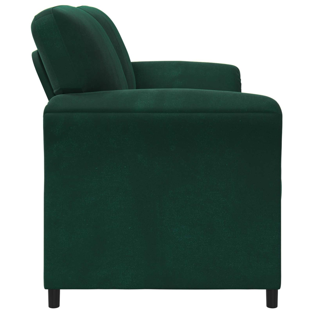 vidaXL Καναπές 2 ατόμων Σκούρο Πράσινο 158 x 83 x 95 εκ Βελούδο