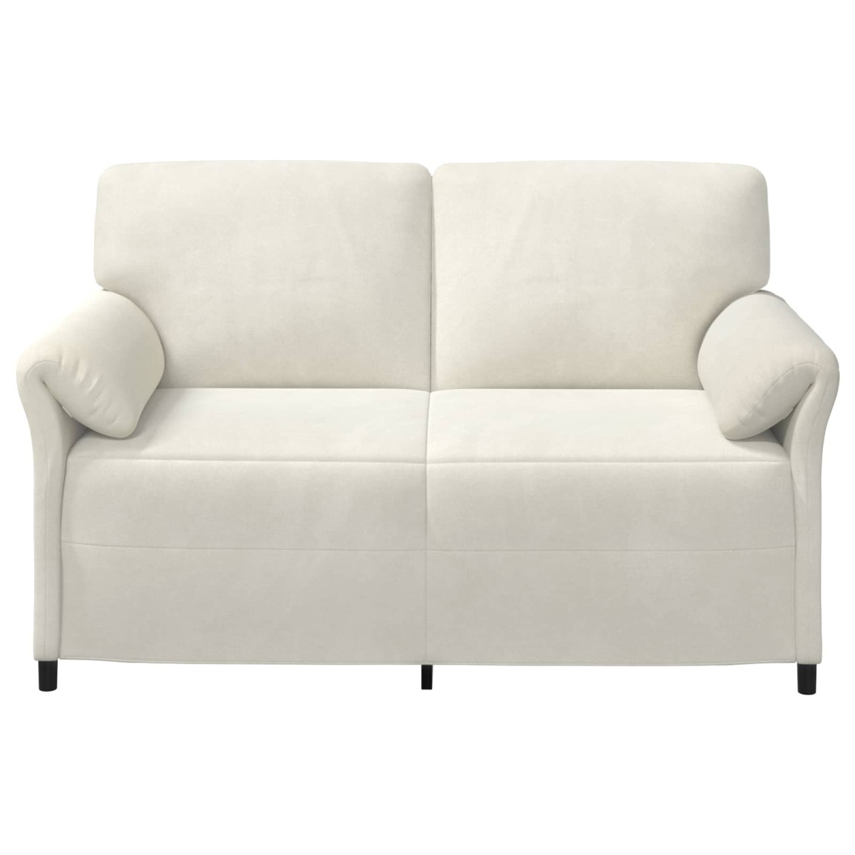 vidaXL Καναπές 2 ατόμων Κρεμ 158 x 83 x 95 εκ Βελούδο