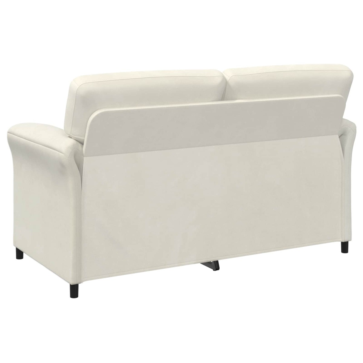 vidaXL Καναπές 2 ατόμων Κρεμ 158 x 83 x 95 εκ Βελούδο