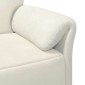 vidaXL Καναπές 2 ατόμων Κρεμ 158 x 83 x 95 εκ Βελούδο