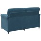 vidaXL Καναπές 2 ατόμων Μπλε 158 x 83 x 95 εκ Βελούδο