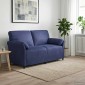 vidaXL Καναπές 2 ατόμων Μπλε Αστυνομίας 158 x 83 x 95 εκ Βελούδο