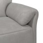 vidaXL 3-Θέσιος καναπές Ανοιχτό γκρι 198 x 83 x 95 εκ. Βελούδο