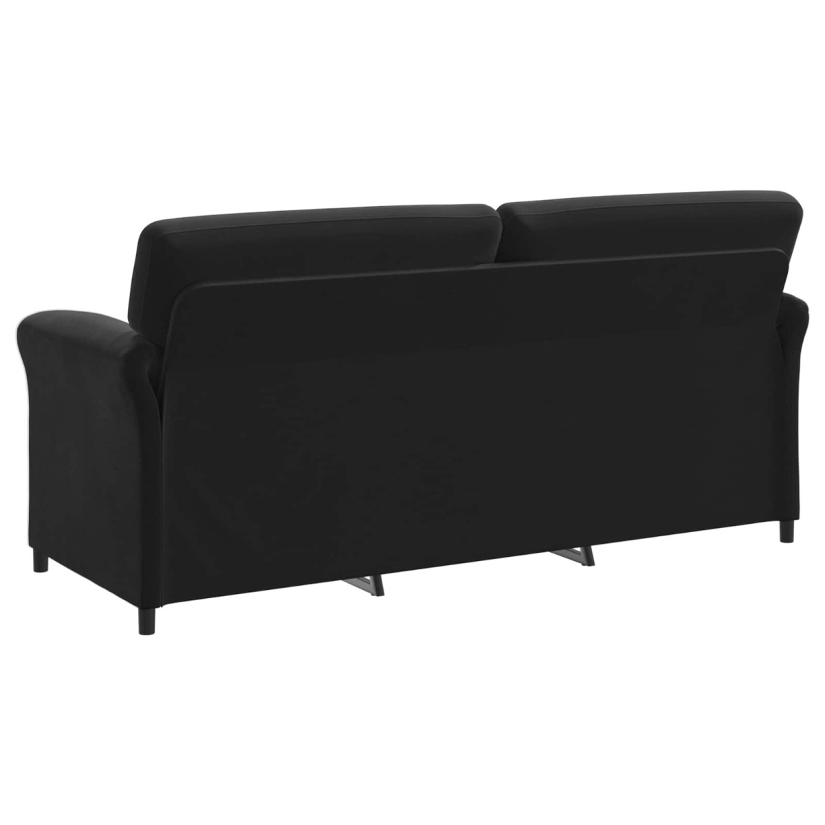 vidaXL 3-Θέσιος καναπές Μαύρο 198 x 83 x 95 εκ. Βελούδο