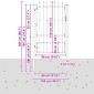 vidaXL Πύλη Φράχτη ASTEN 100 x 150 cm Μέταλλο Μαύρο Κλειδώσιμο
