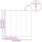 vidaXL Παρκέ δάπεδο Χρυσαφένιο Καφέ 101 x 20 x 0,8 εκ 5 τμχ.