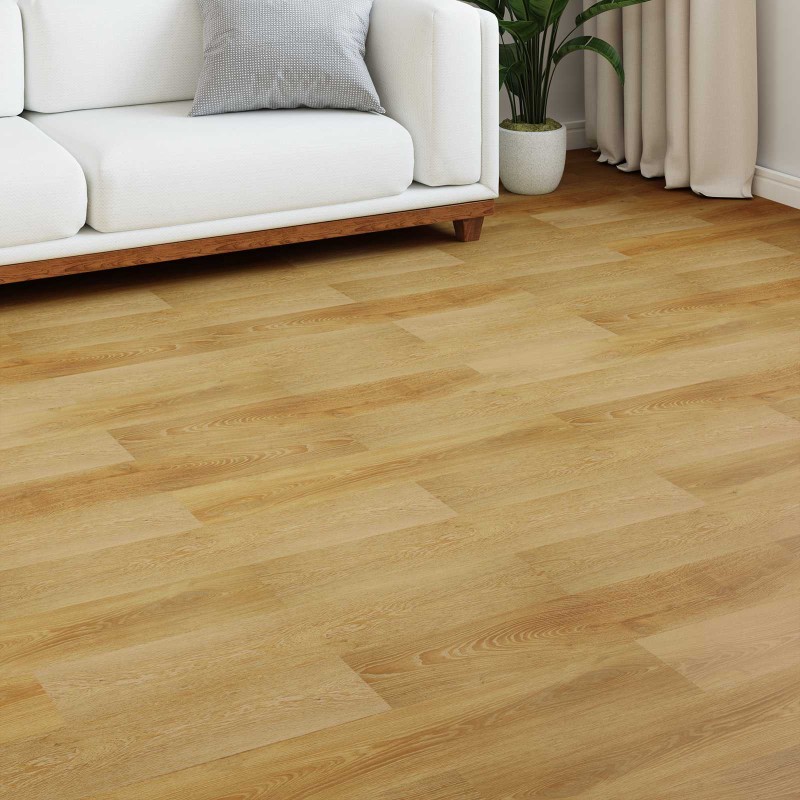 vidaXL Παρκέ δάπεδο Χρυσαφένιο Καφέ 101 x 20 x 0,8 εκ 5 τμχ.