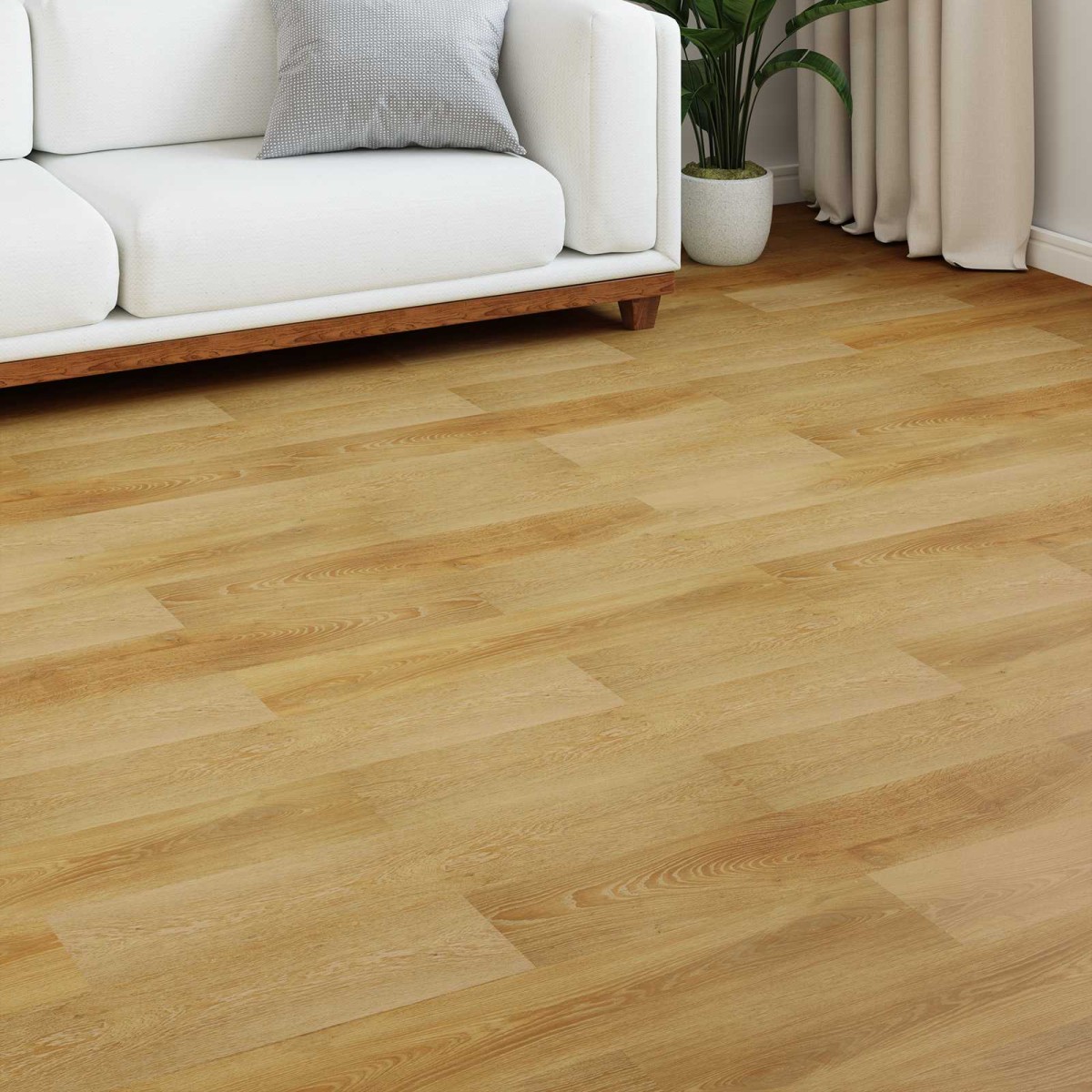 vidaXL Παρκέ δάπεδο Χρυσαφένιο Καφέ 101 x 20 x 0,8 εκ 15 τμχ.