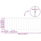 vidaXL Παρκέ δάπεδο Ρουστίκ Καφέ 101 x 20 x 0,8 εκ 15 τμχ.