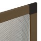 vidaXL Σκηνίδα Εντόμων Για Παράθυρα Καφέ 110 x 130 cm