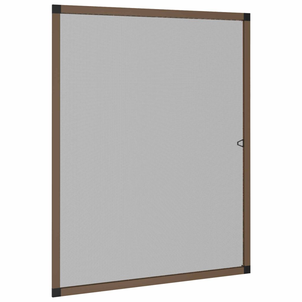 vidaXL Σκηνίδα Εντόμων Για Παράθυρα Καφέ 120 x 140 cm