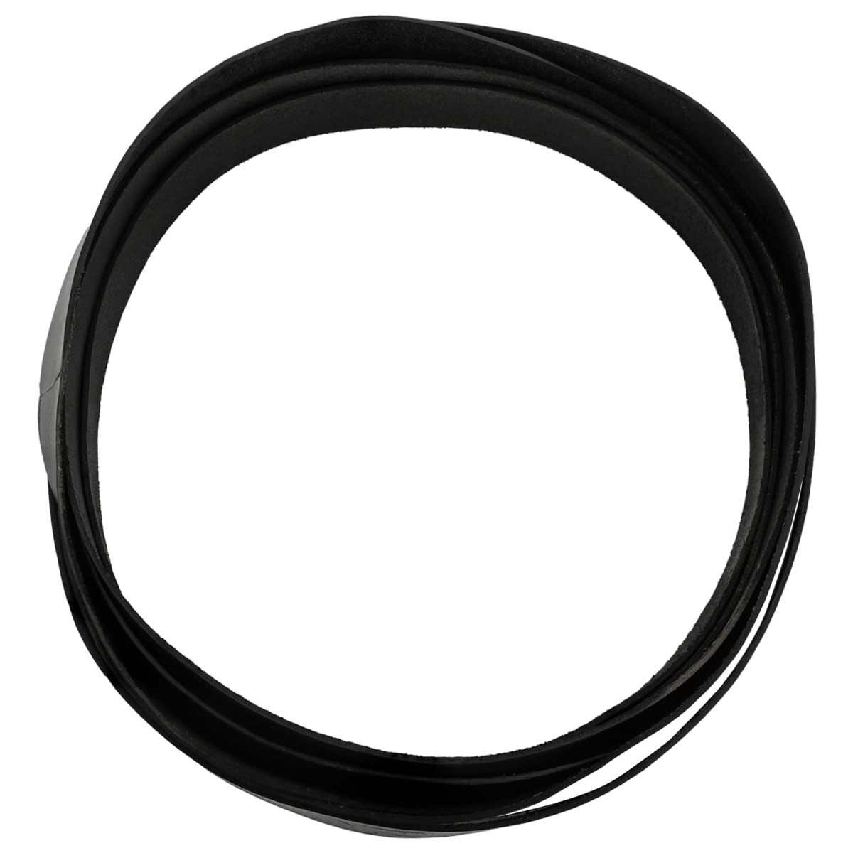 vidaXL Δερμάτινο Λουρί 1 Μαύρο 200 x 4 εκ. Δέρμα