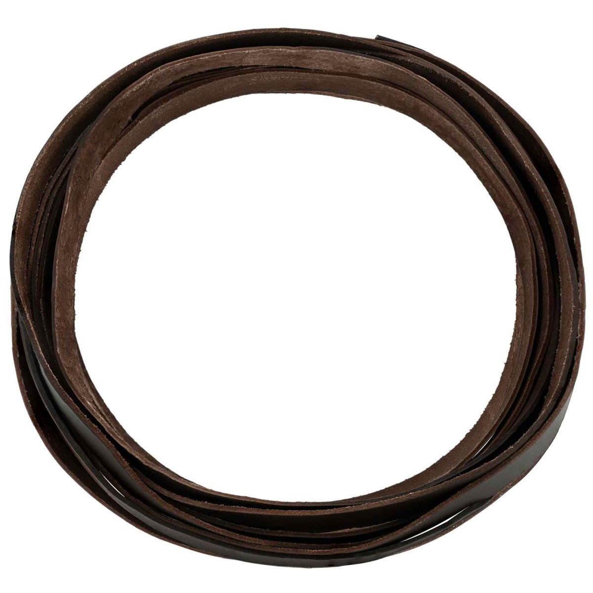 vidaXL Δερμάτινο Λουρί 1 Σκούρο Καφέ 500 x 1,5 εκ. Δέρμα
