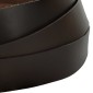 vidaXL Δερμάτινο Λουρί 1 Σκούρο Καφέ 500 x 2,5 εκ. Δέρμα