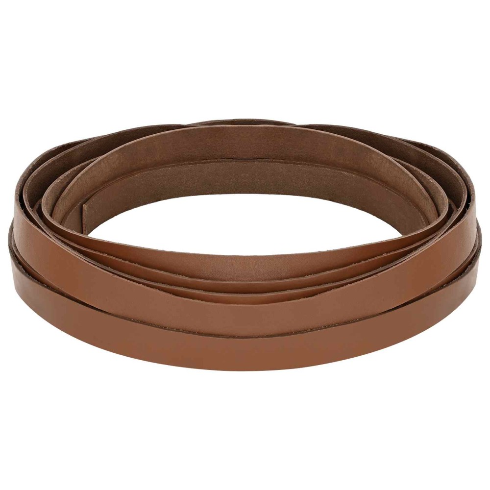 vidaXL Δερμάτινο Λουρί 1 Καφέ 200 x 1,5 εκ. Δέρμα