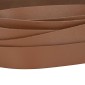 vidaXL Δερμάτινο Λουρί 1 Καφέ 1000 x 1,5 εκ. Δέρμα