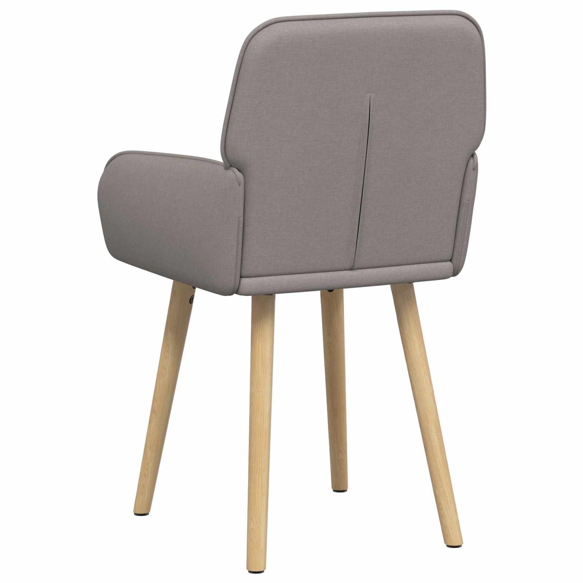 vidaXL Καρέκλες φαγητού 2 τμχ. Ύφασμα Taupe 56,5 x 50 x 87,5 εκ.
