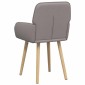 vidaXL Καρέκλες φαγητού 2 τμχ. Ύφασμα Taupe 56,5 x 50 x 87,5 εκ.
